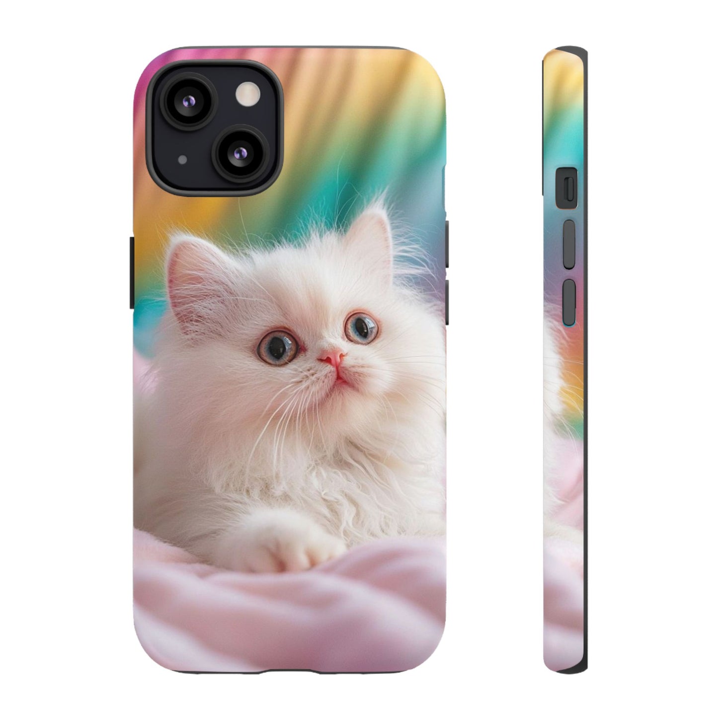 iPhone Case - Cute White Cat