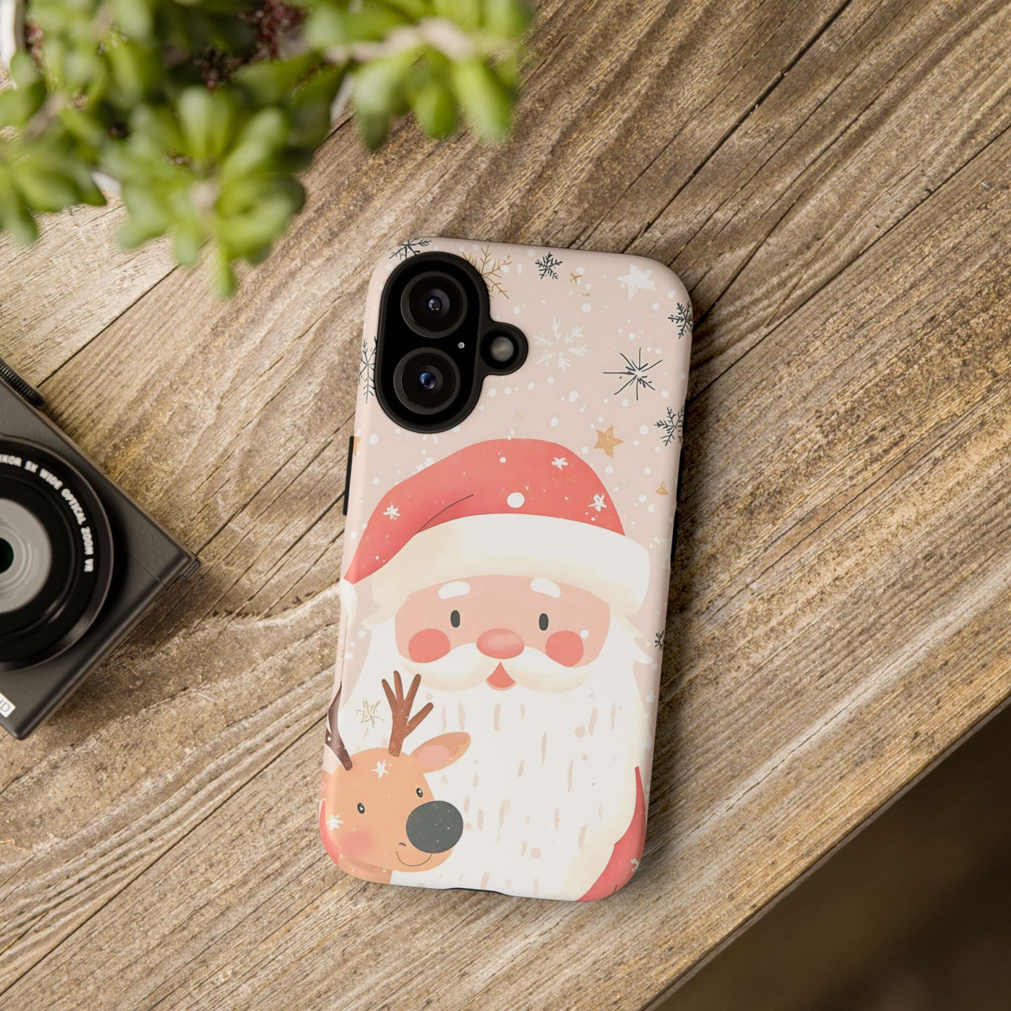 Cute iPhone Case – Santa Claus Pattern