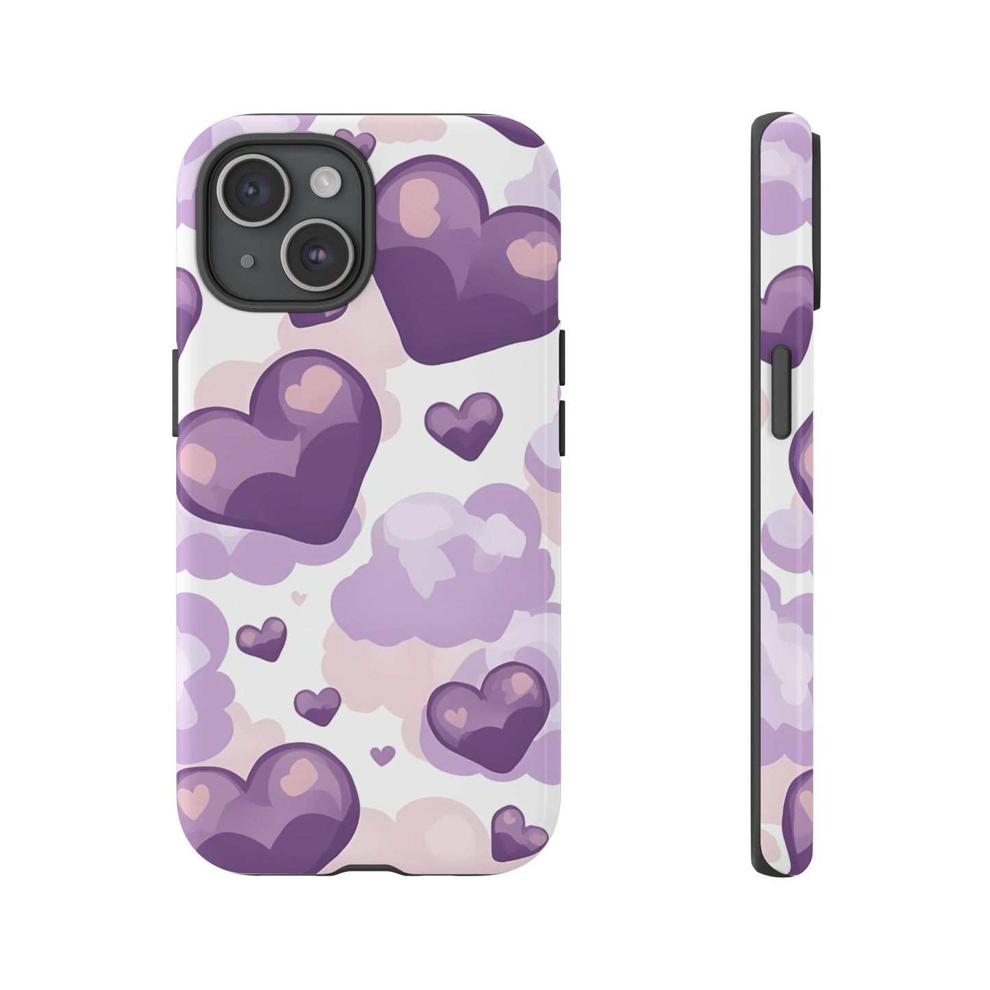 iPhone case -Purple heart