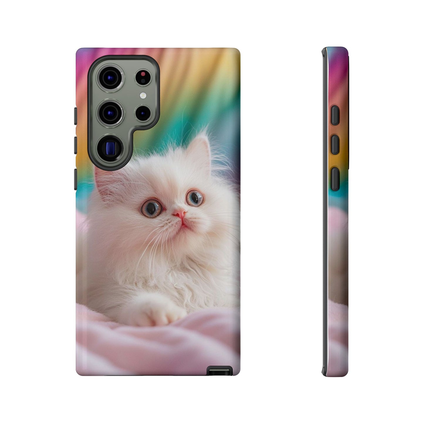 iPhone Case - Cute White Cat