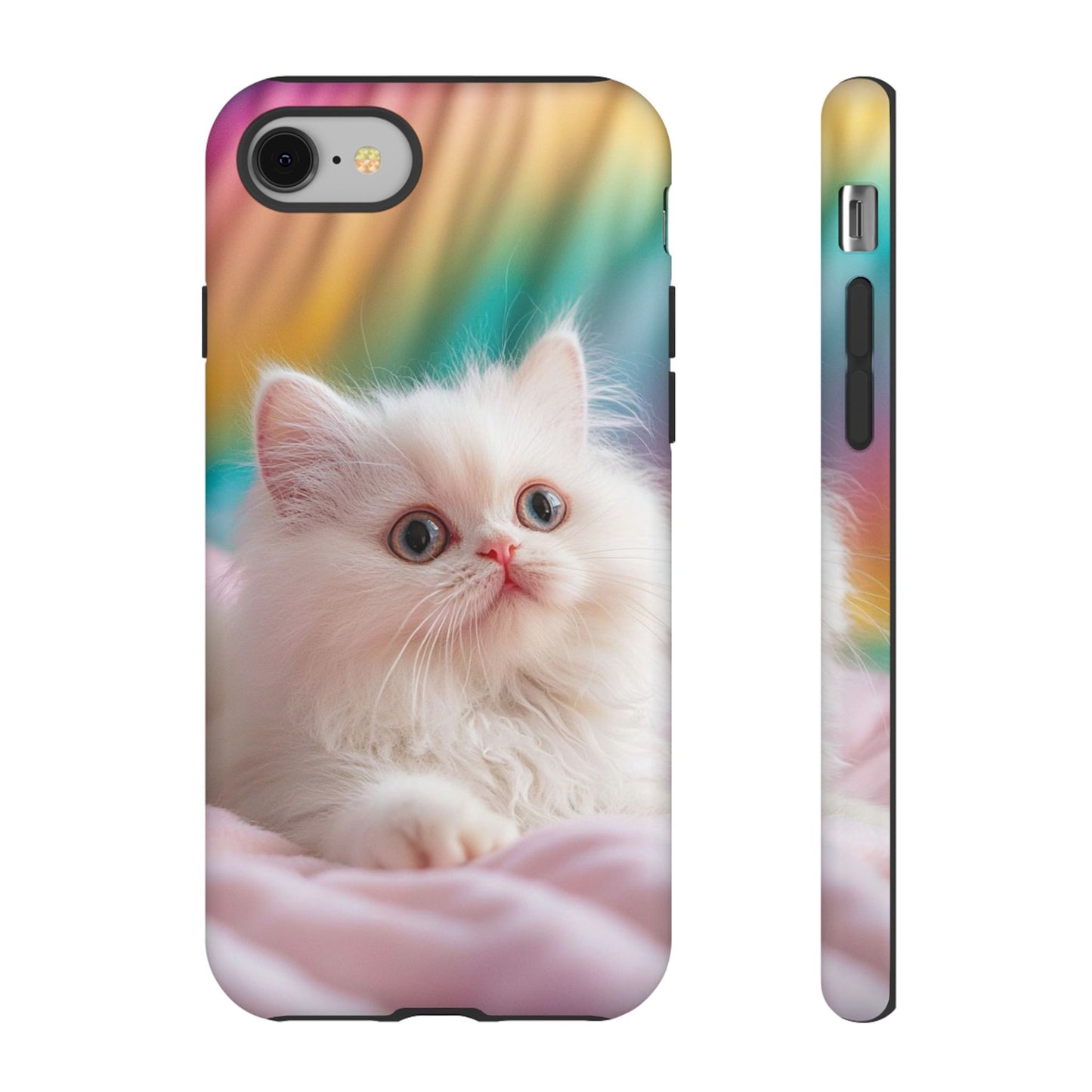 iPhone Case - Cute White Cat