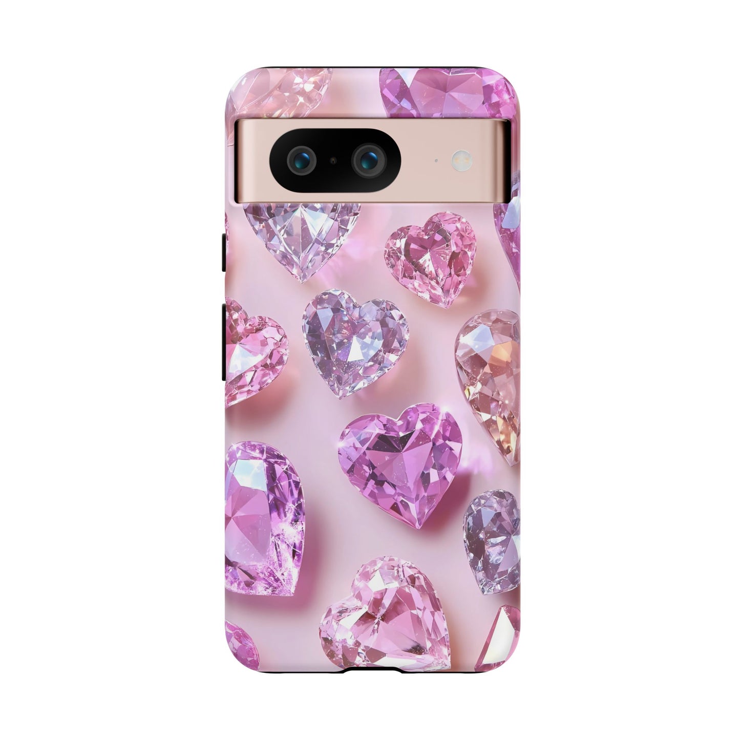 iPhone Case – Diamond Heart Design