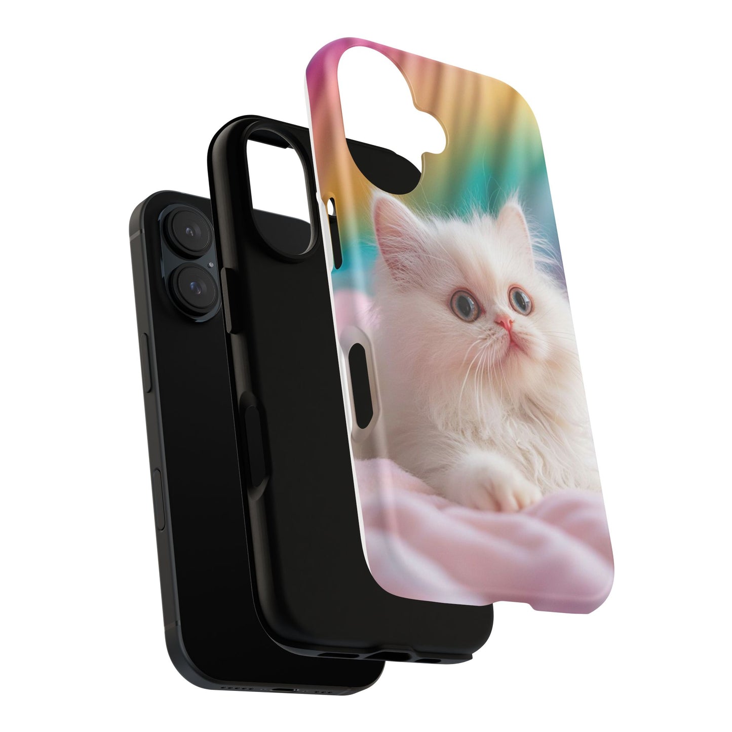 iPhone Case - Cute White Cat