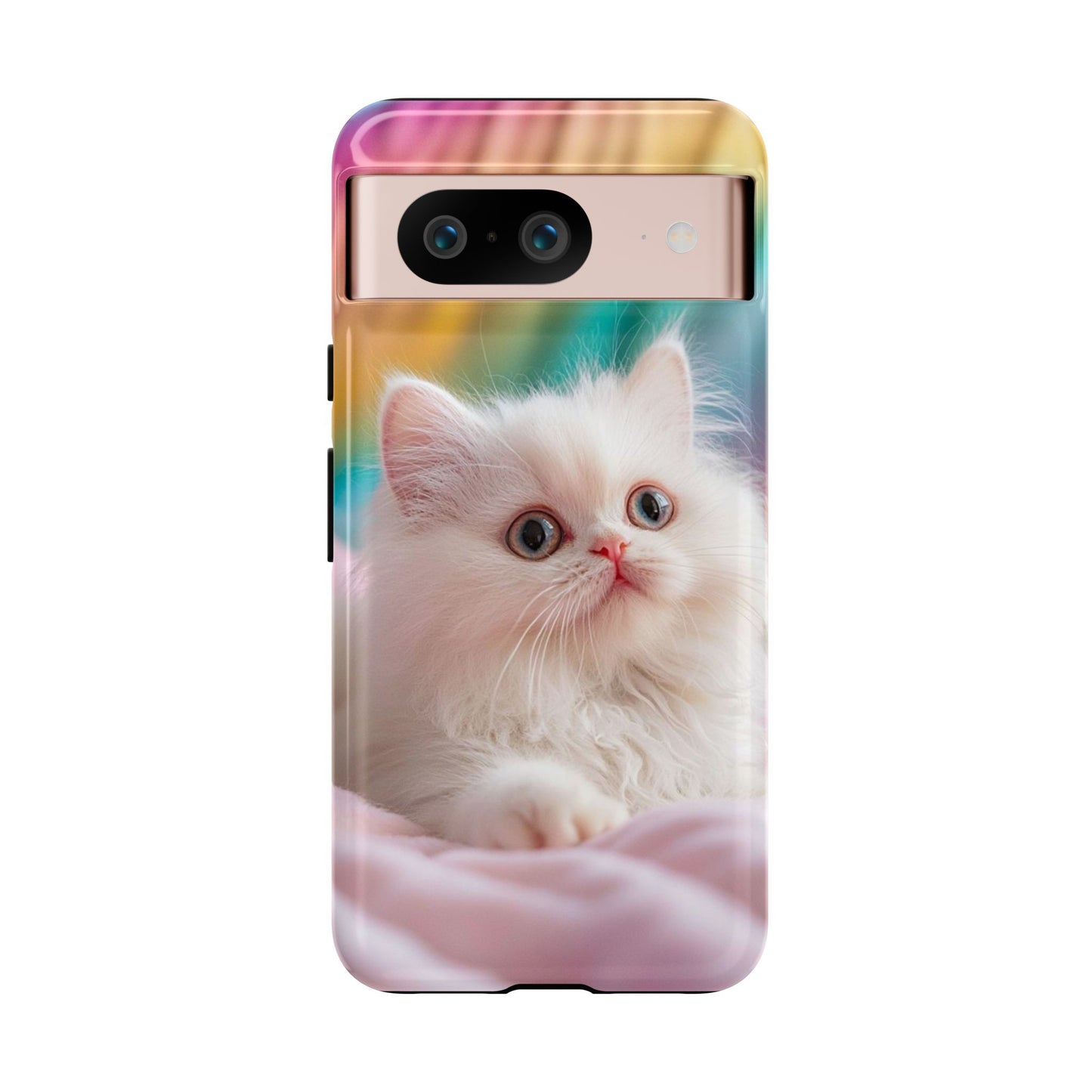 iPhone Case - Cute White Cat