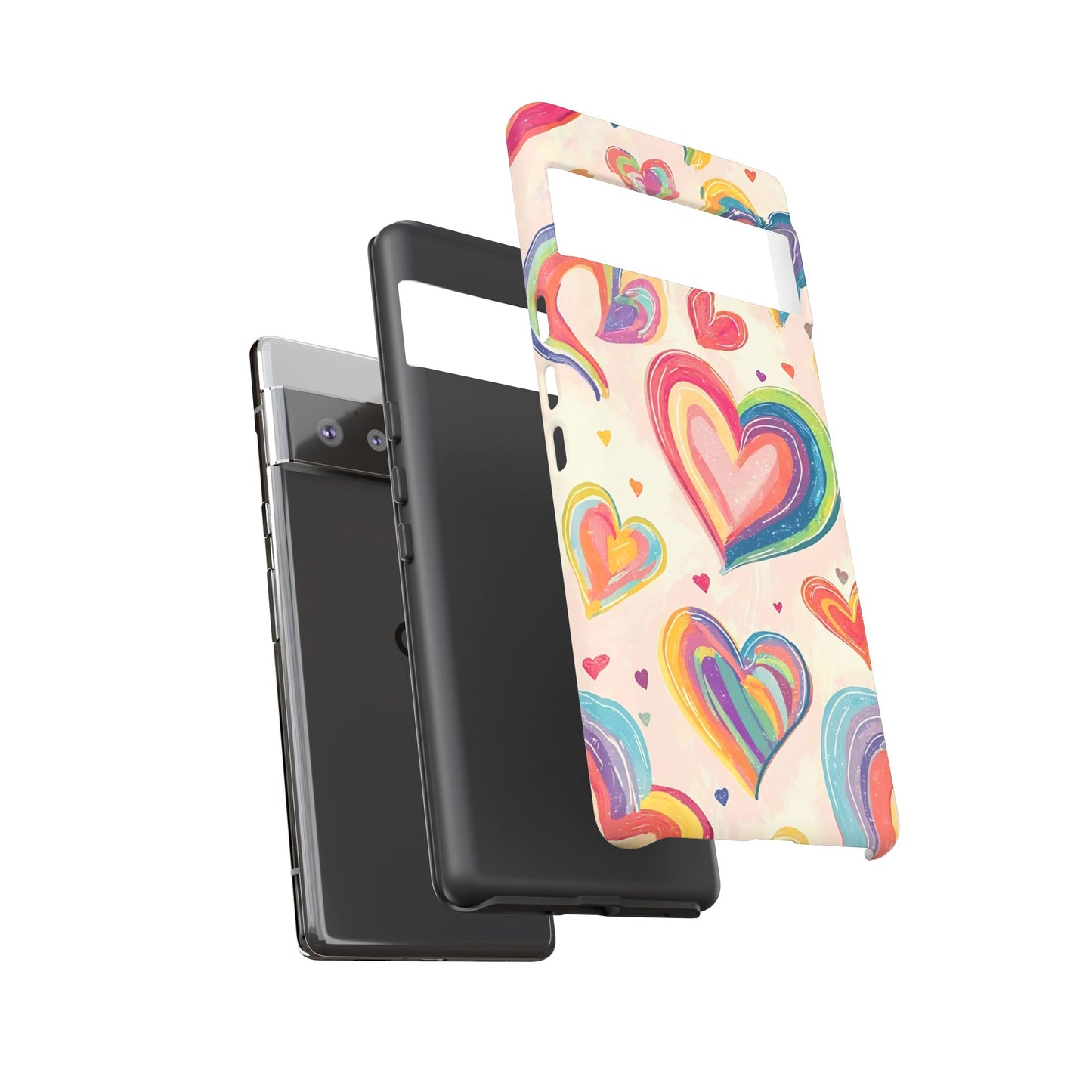 Cute iPhone Case – Colorful Heart