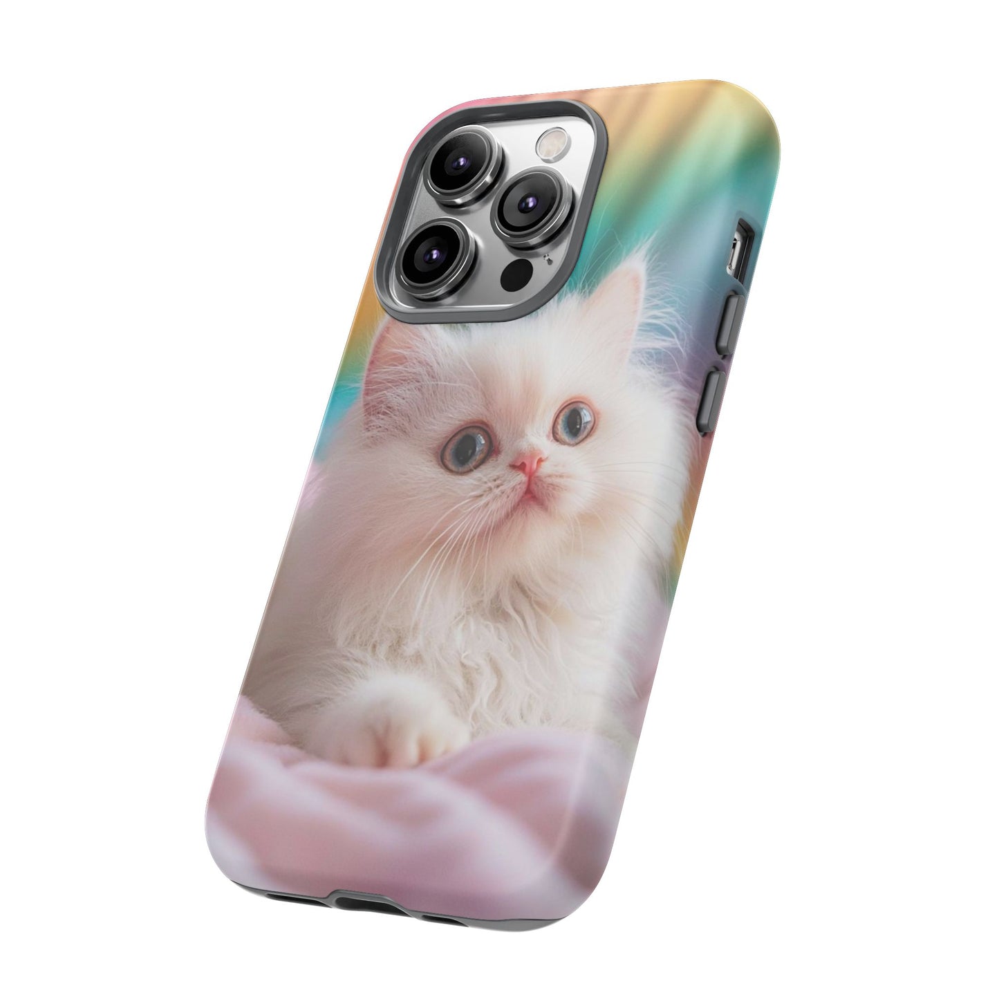 iPhone Case - Cute White Cat