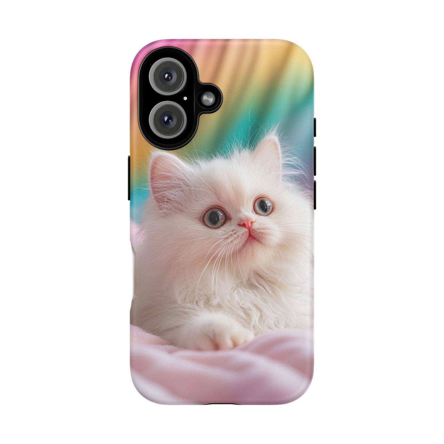 iPhone Case - Cute White Cat