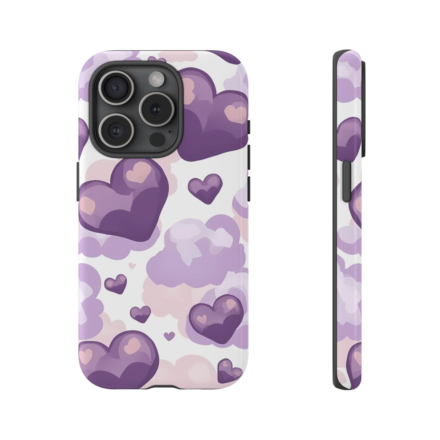 iPhone case -Purple heart