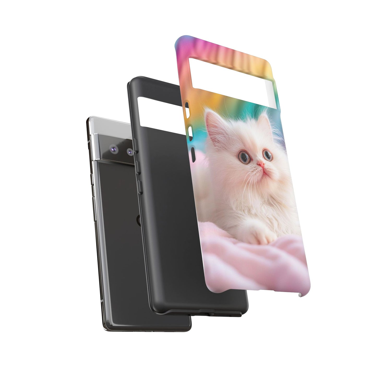 iPhone Case - Cute White Cat