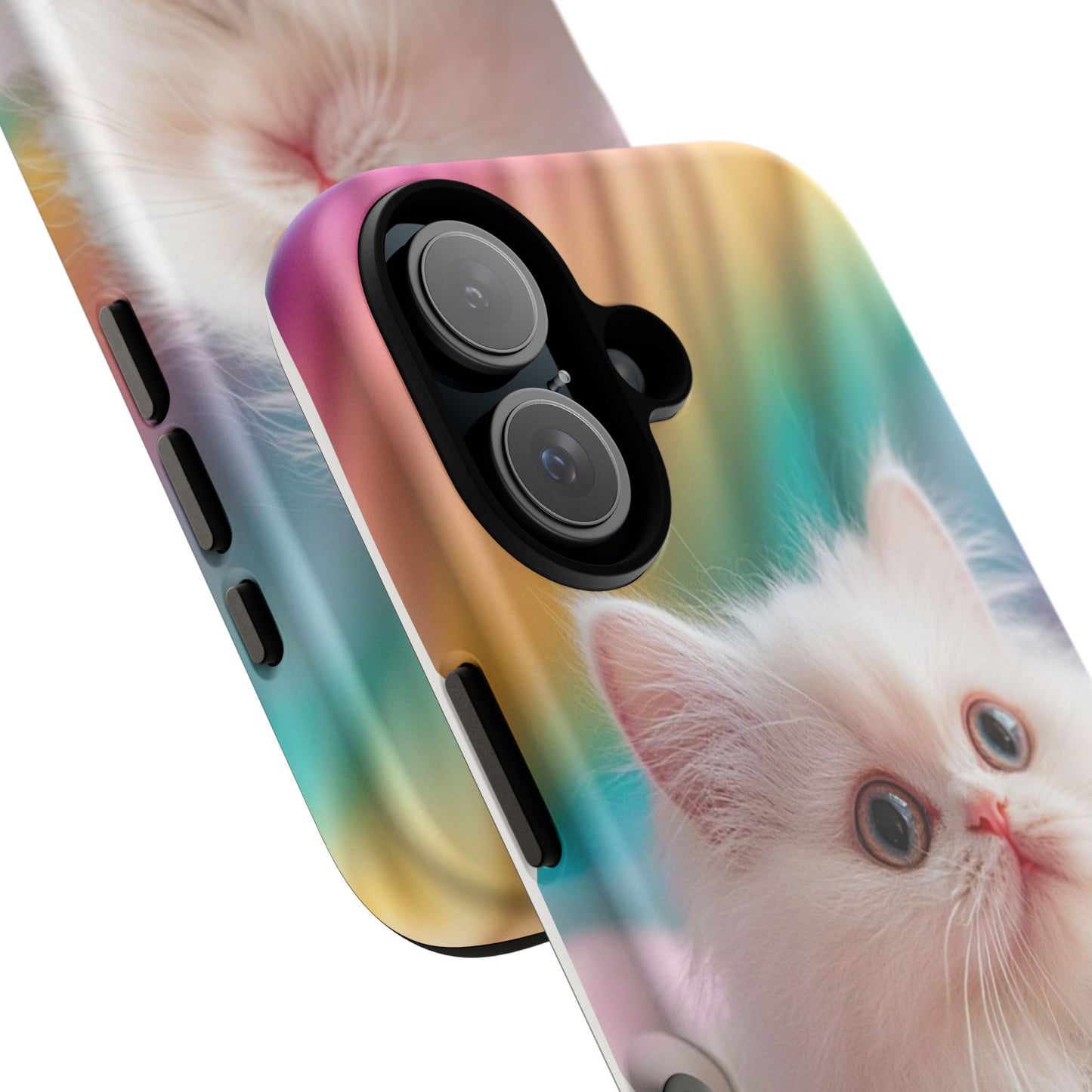 iPhone Case - Cute White Cat