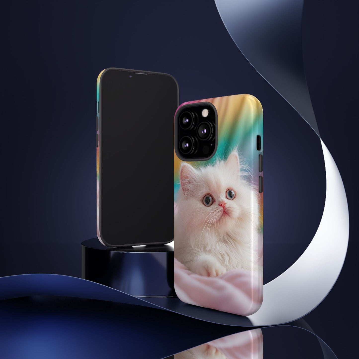 iPhone Case - Cute White Cat