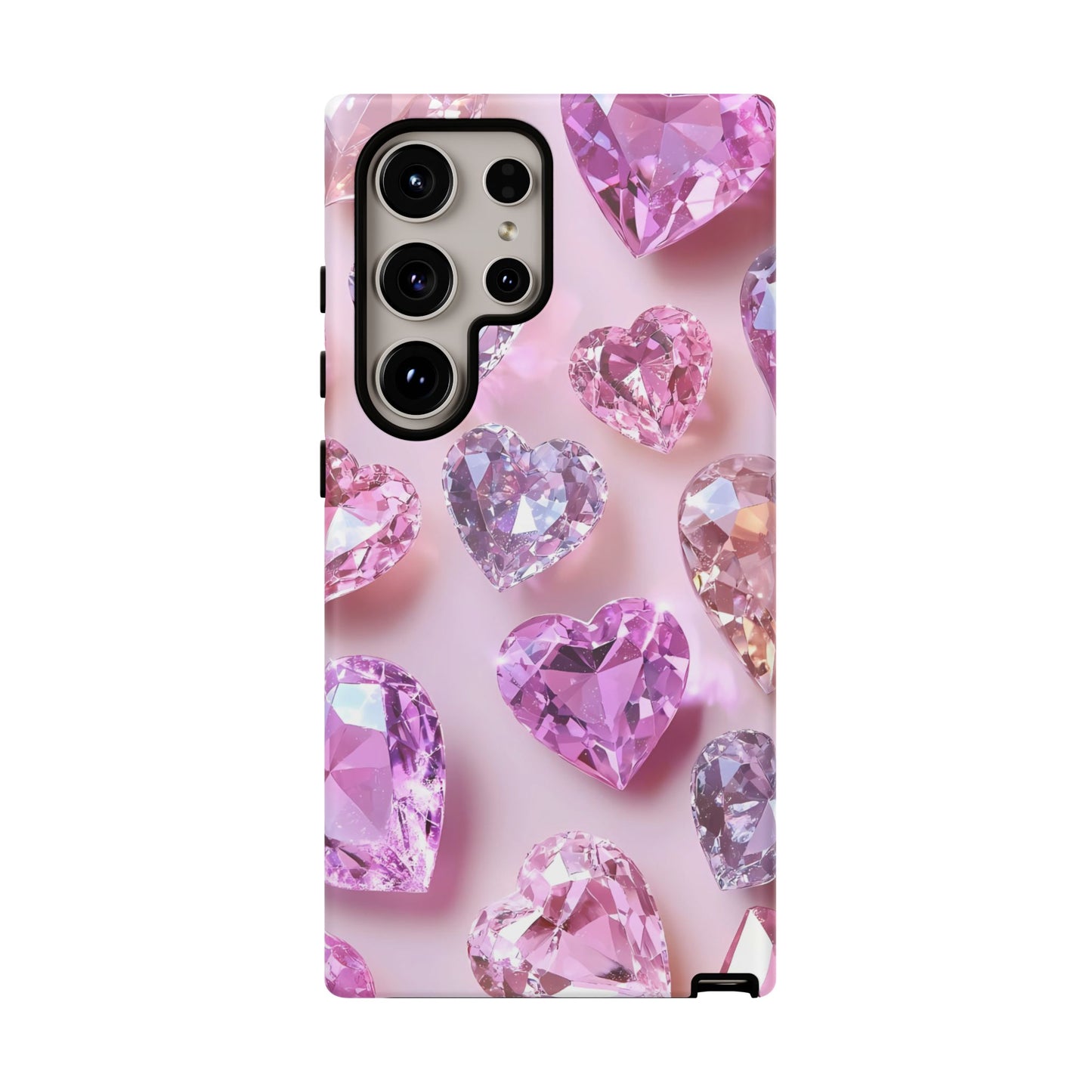 iPhone Case – Diamond Heart Design