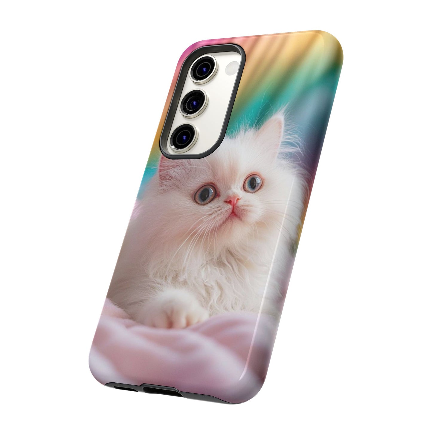 iPhone Case - Cute White Cat