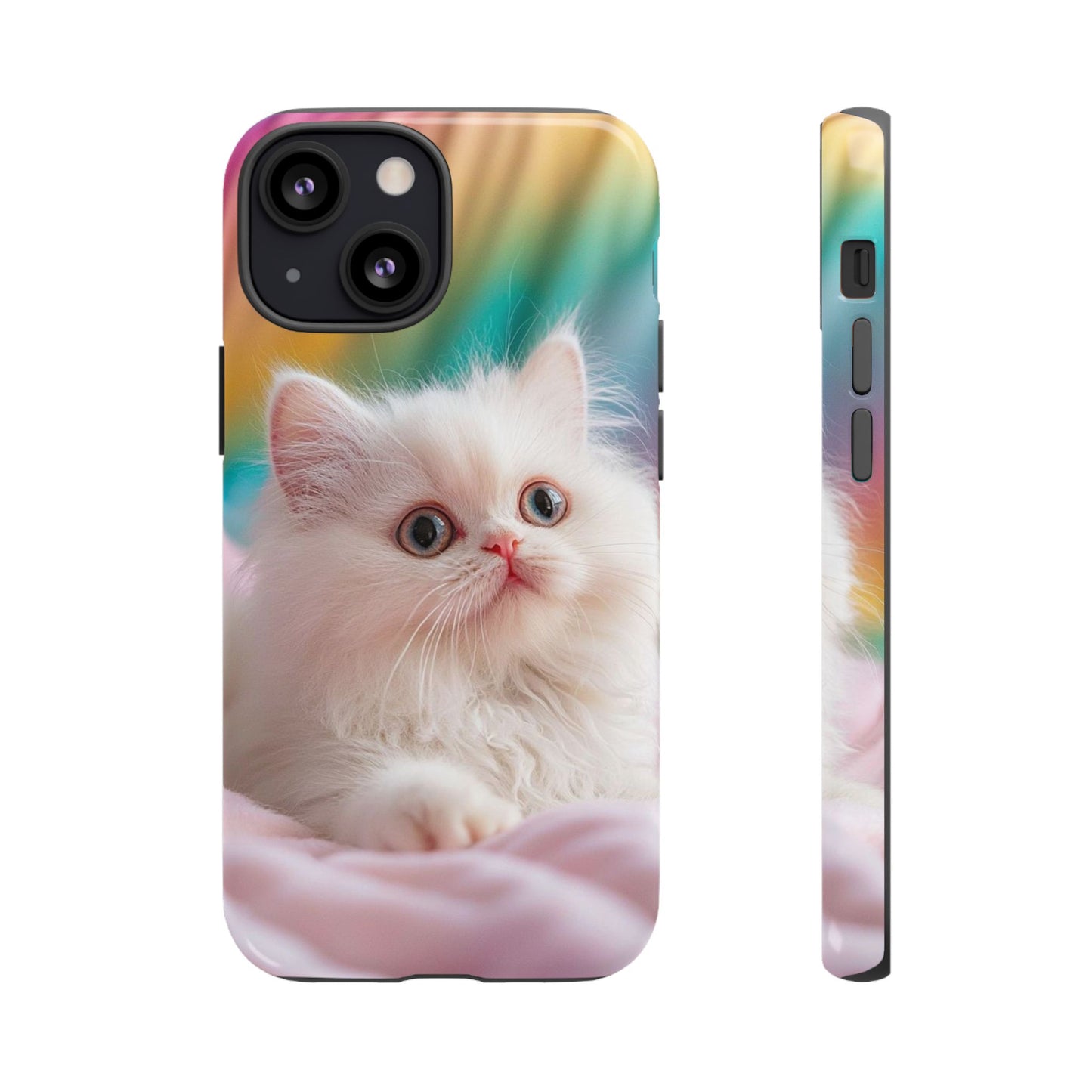 iPhone Case - Cute White Cat