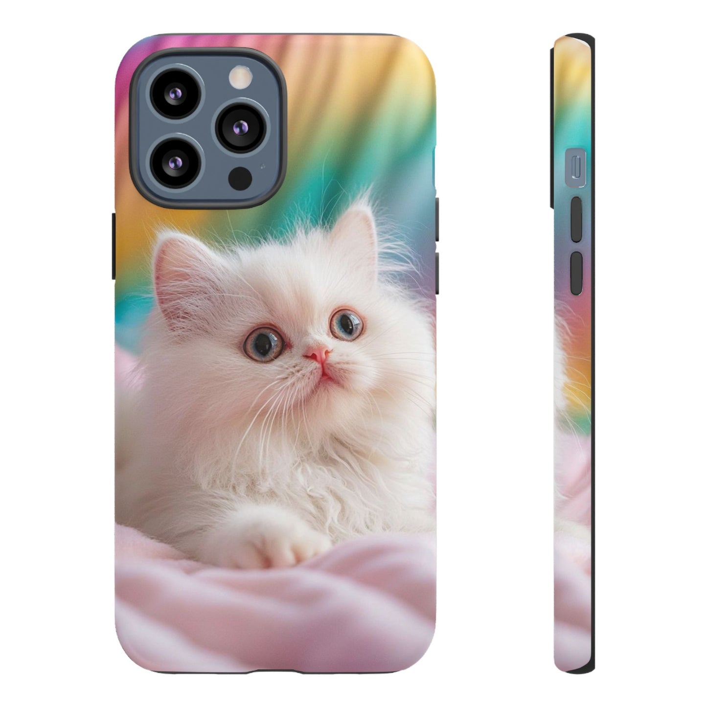 iPhone Case - Cute White Cat