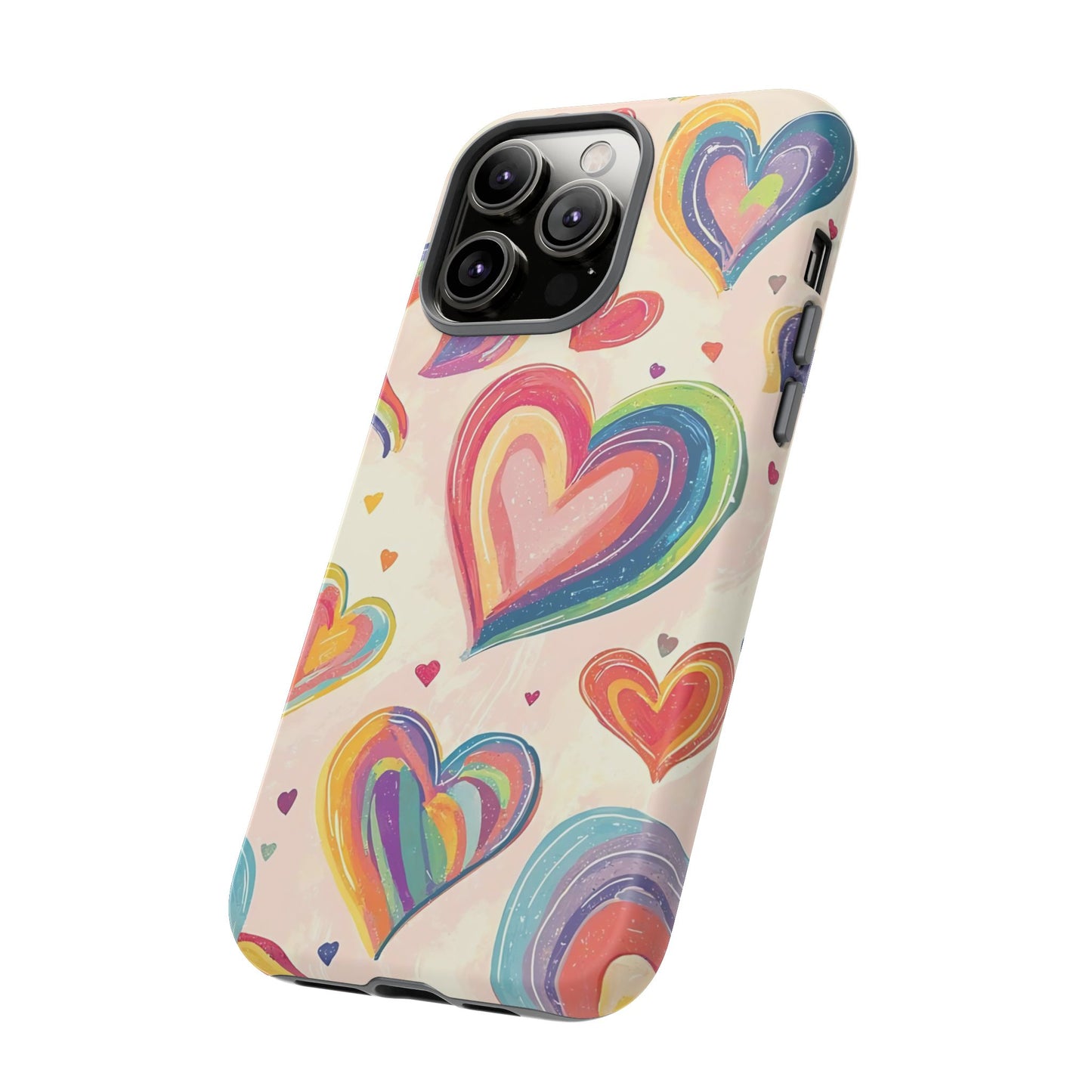 Cute iPhone Case – Colorful Heart