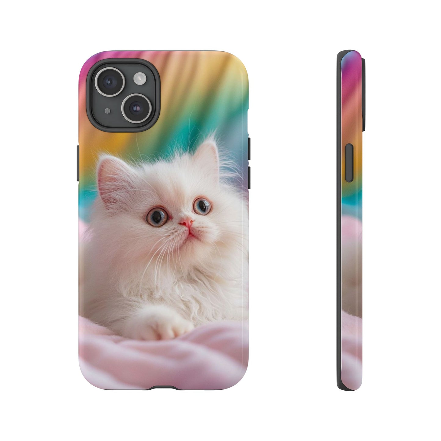 iPhone Case - Cute White Cat