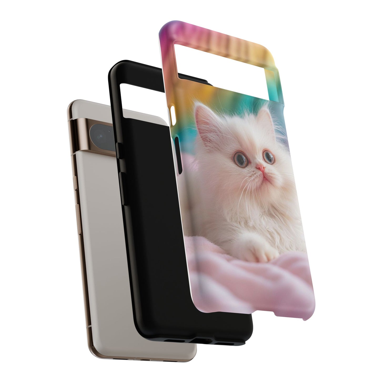 iPhone Case - Cute White Cat