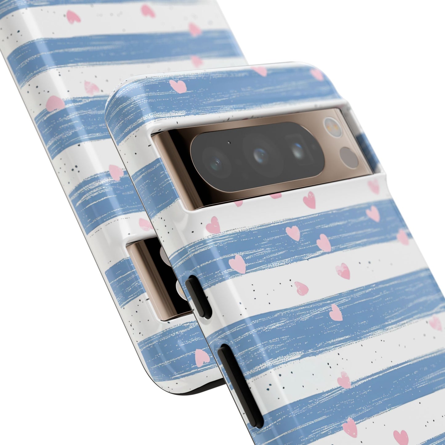 iPhone Case – Blue and White Pattern