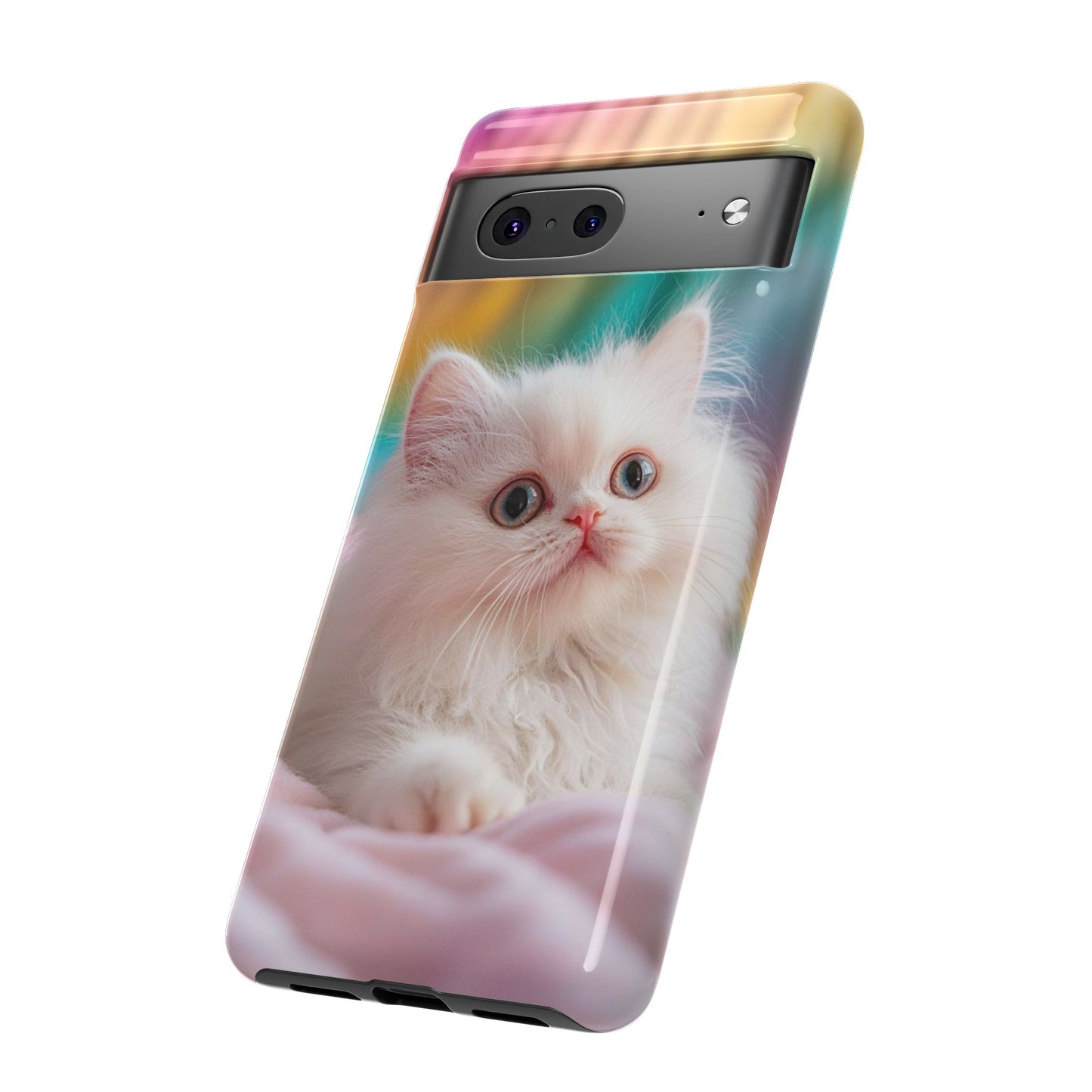 iPhone Case - Cute White Cat