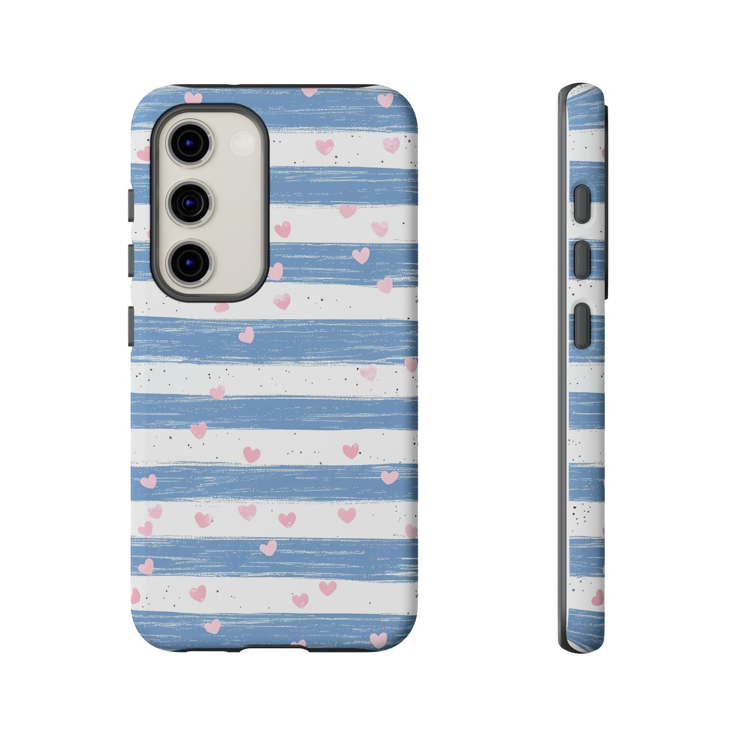 iPhone Case – Blue and White Pattern