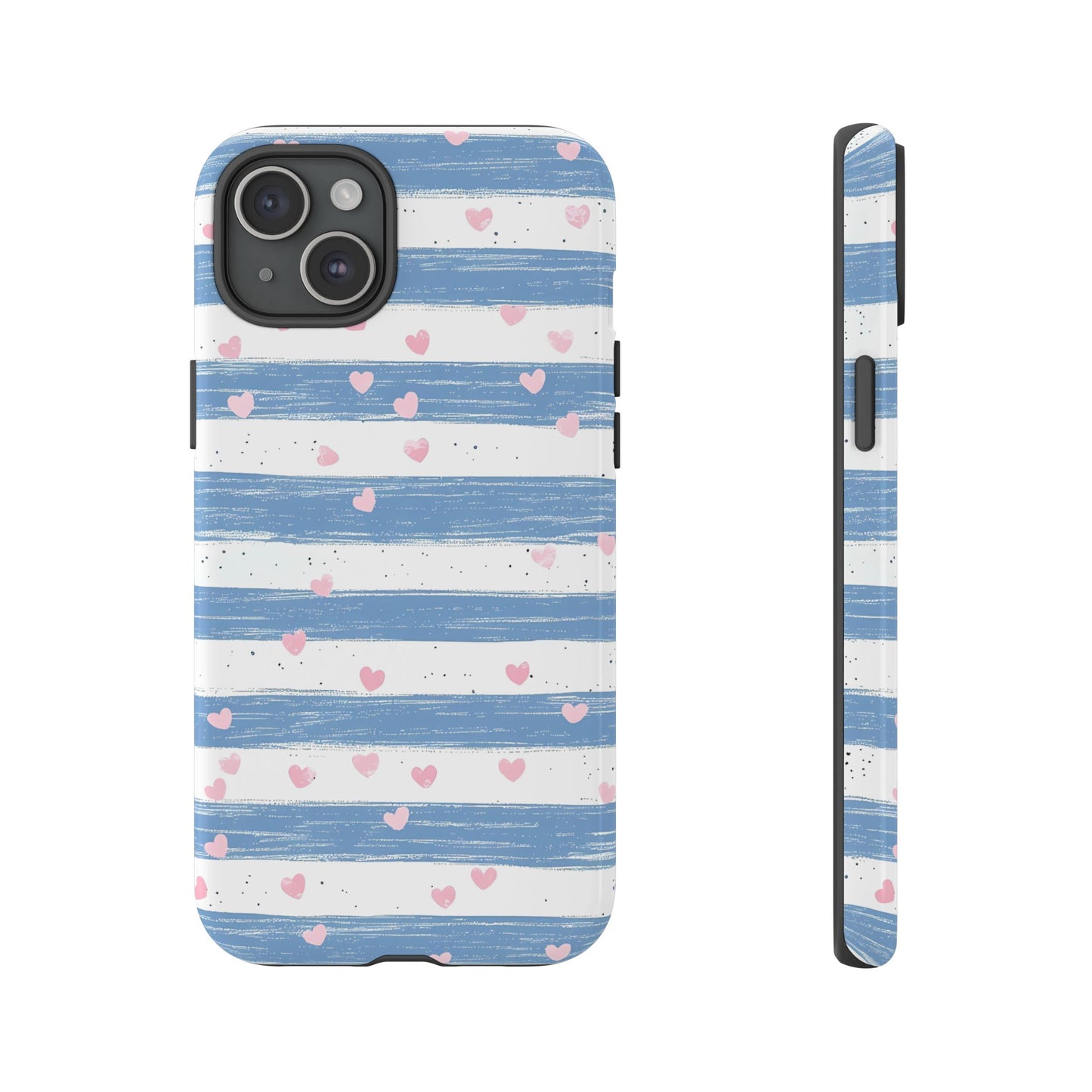 iPhone Case – Blue and White Pattern