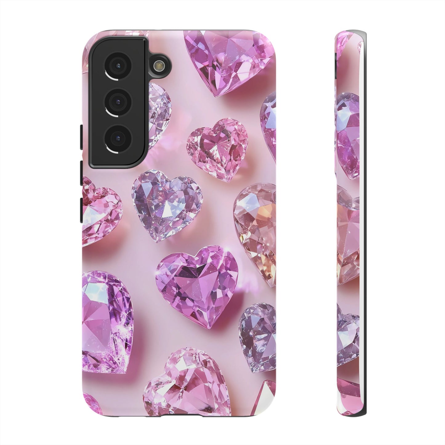 iPhone Case – Diamond Heart Design