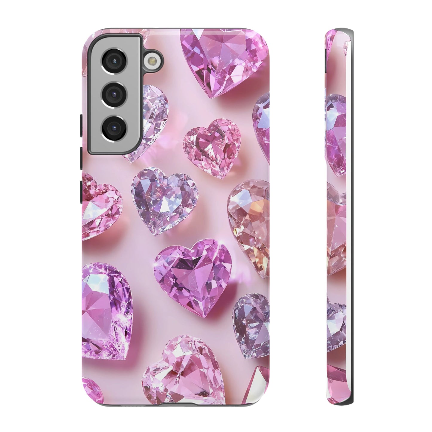 iPhone Case – Diamond Heart Design