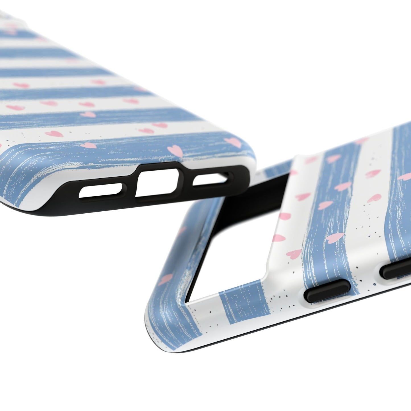 iPhone Case – Blue and White Pattern