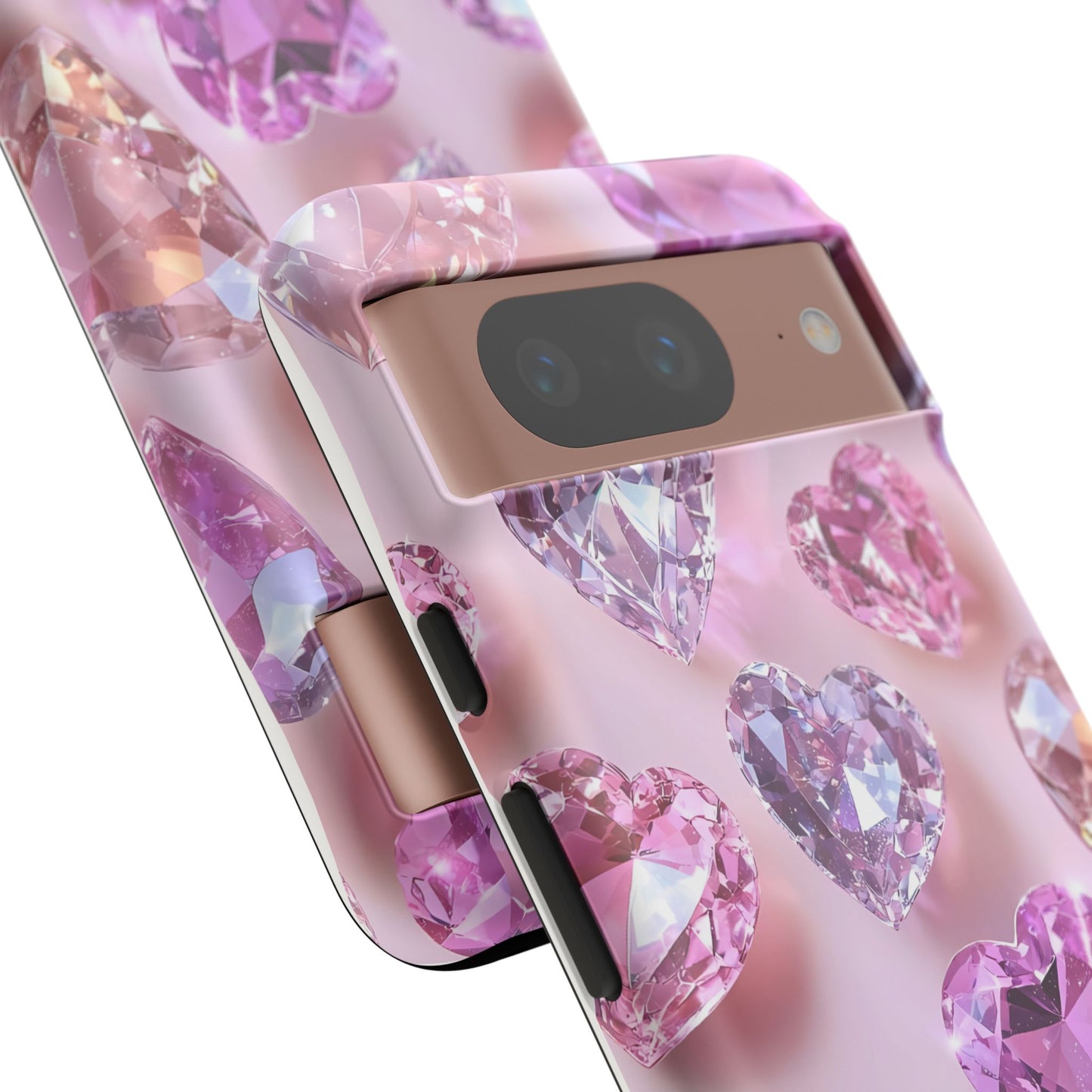 iPhone Case – Diamond Heart Design