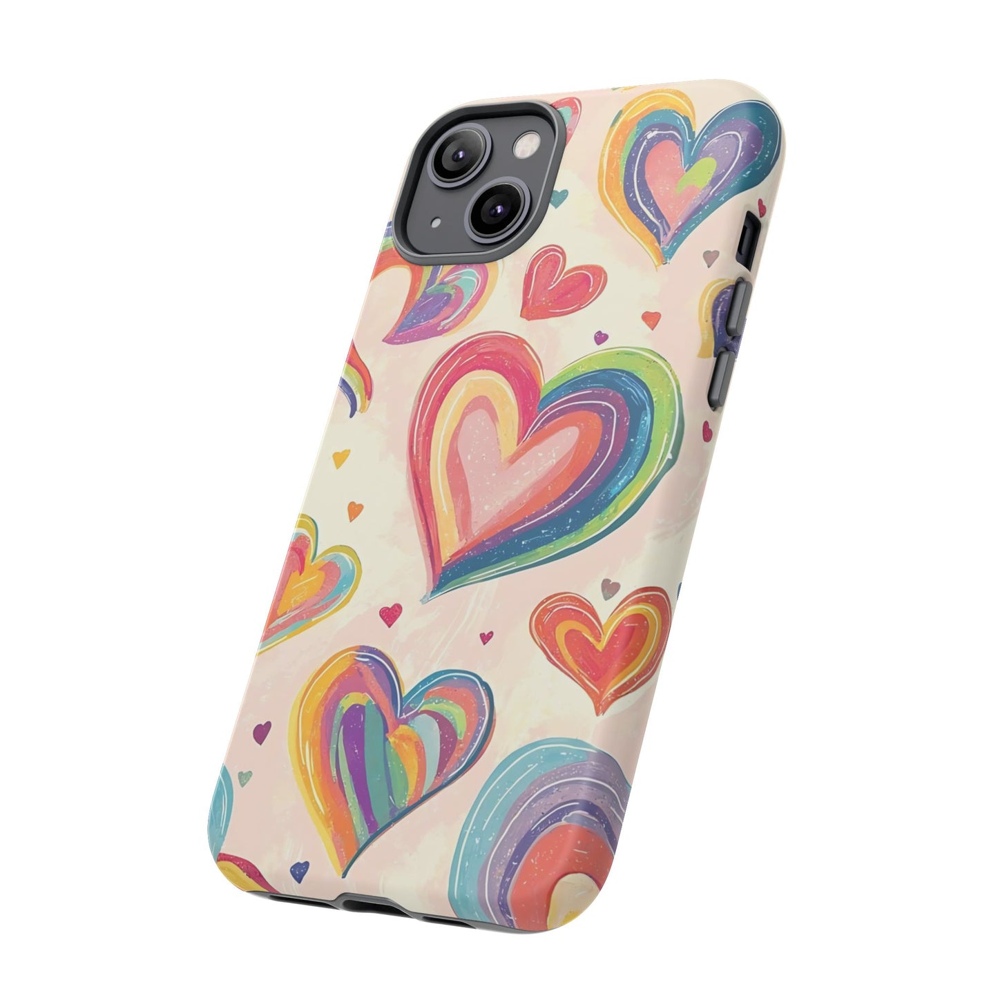 Cute iPhone Case – Colorful Heart