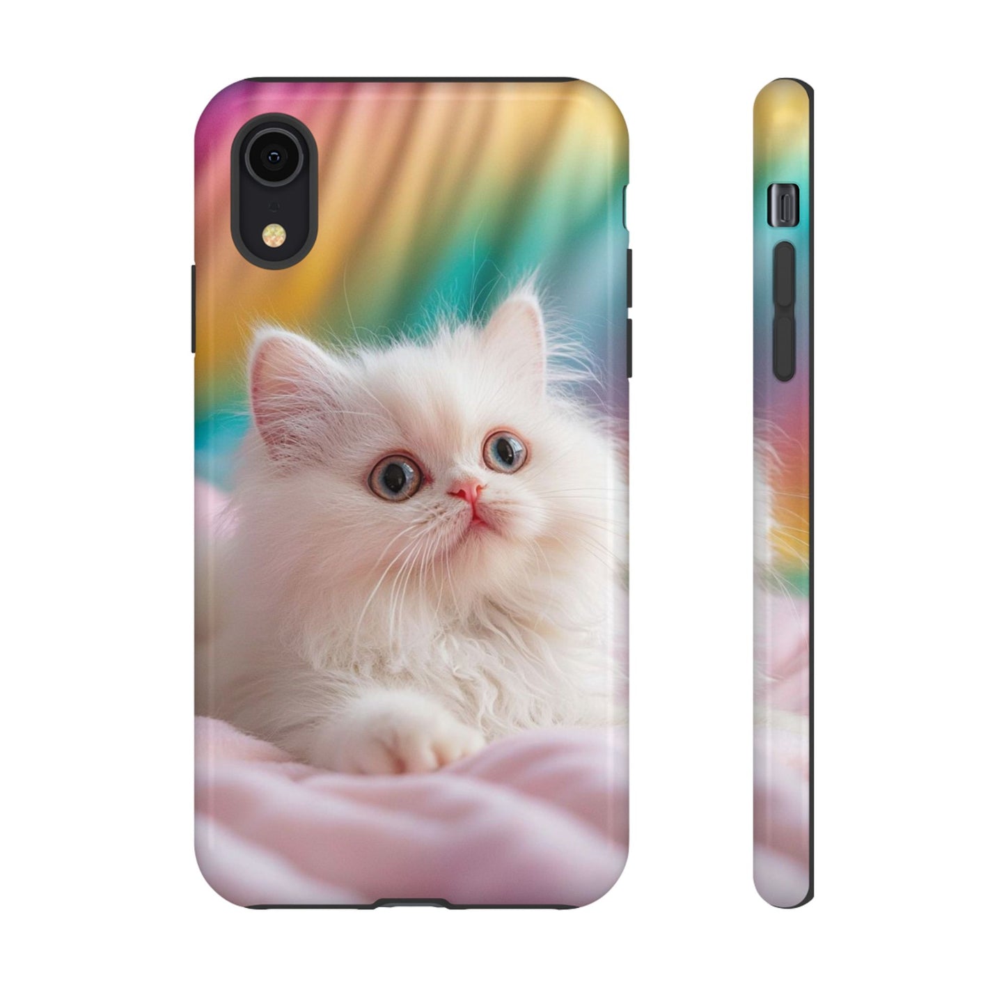 iPhone Case - Cute White Cat