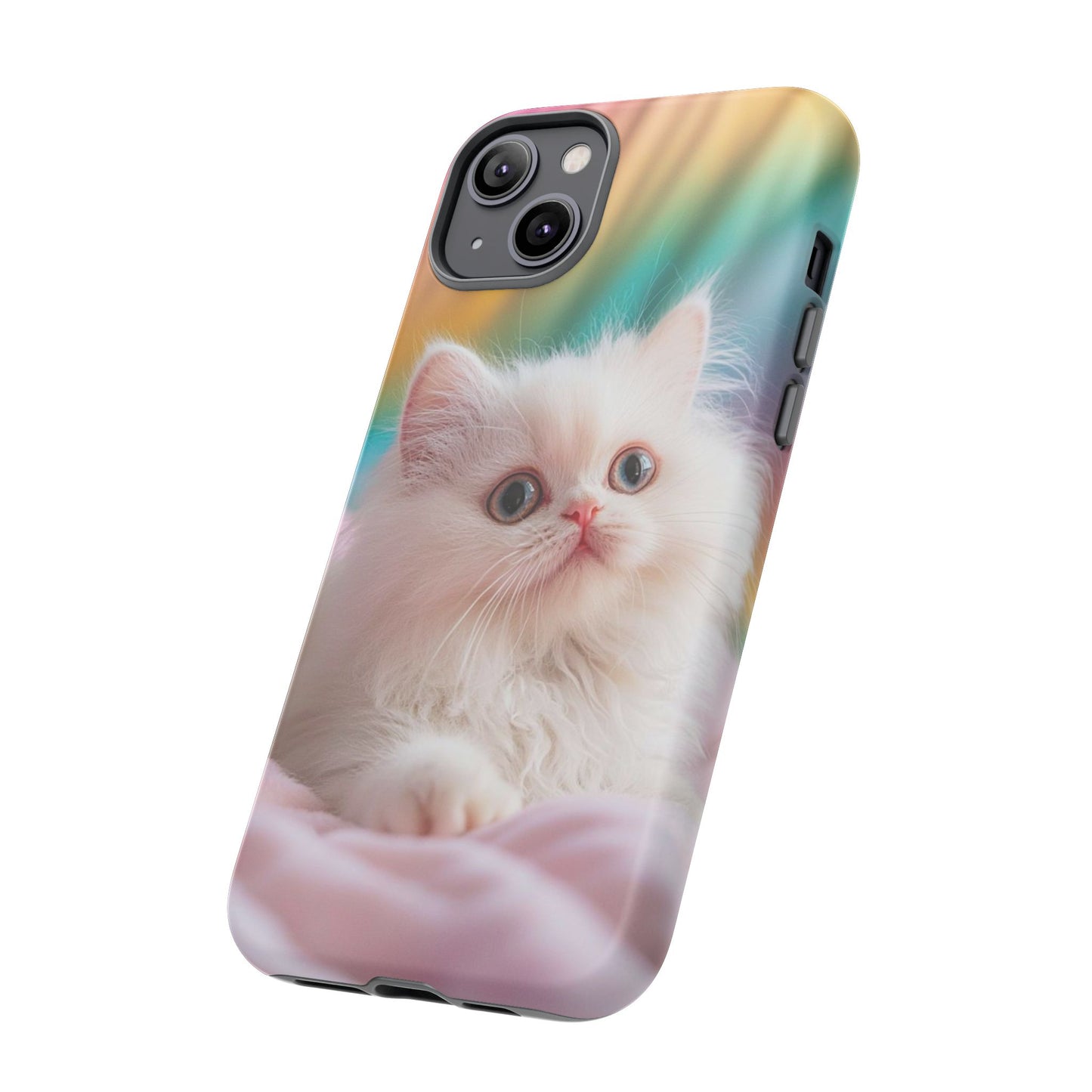 iPhone Case - Cute White Cat