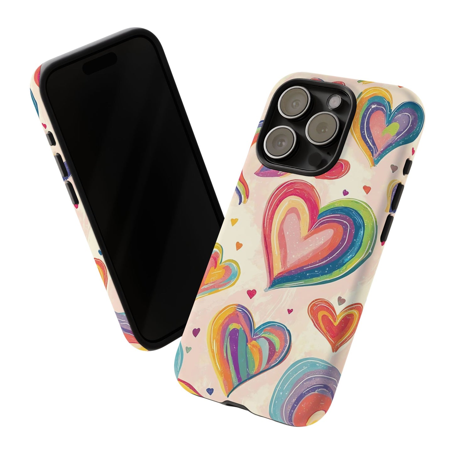 Cute iPhone Case – Colorful Heart