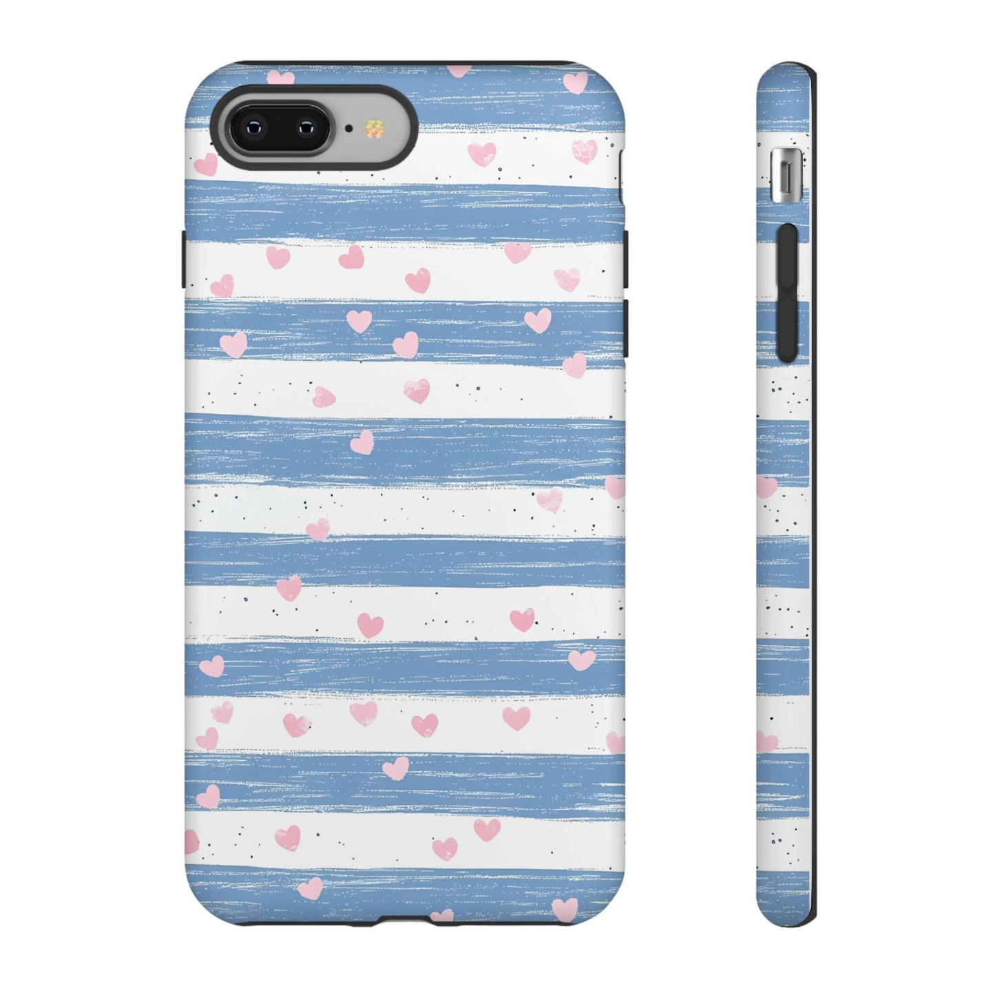 iPhone Case – Blue and White Pattern