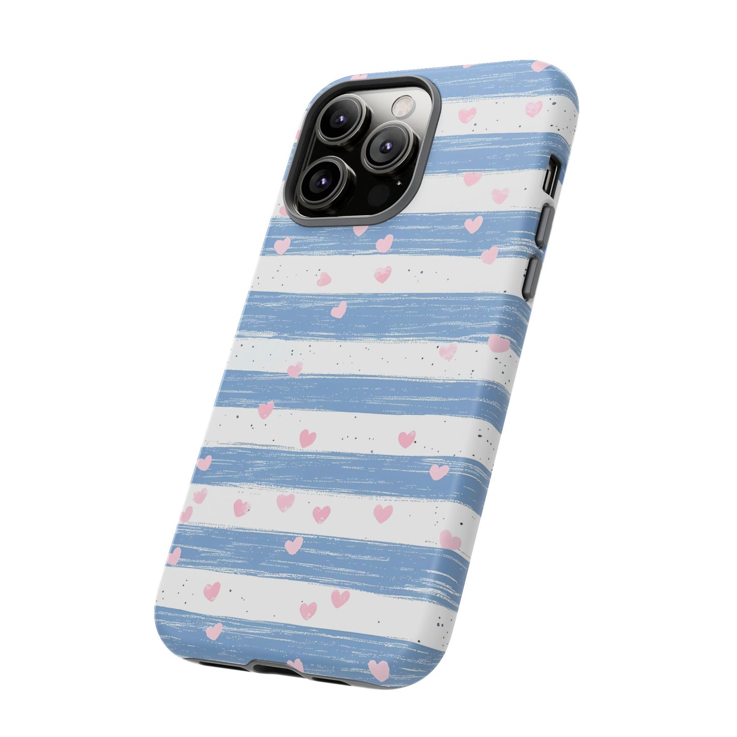 iPhone Case – Blue and White Pattern