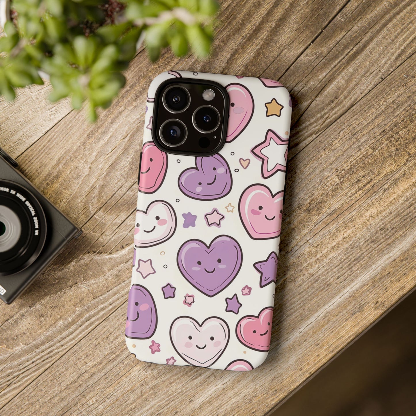 iPhone case - Cute Heart pattern