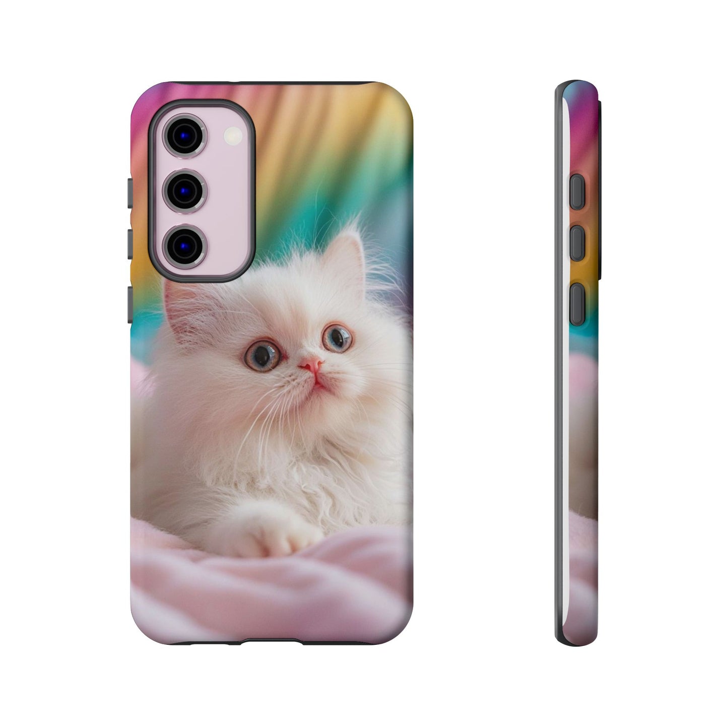 iPhone Case - Cute White Cat