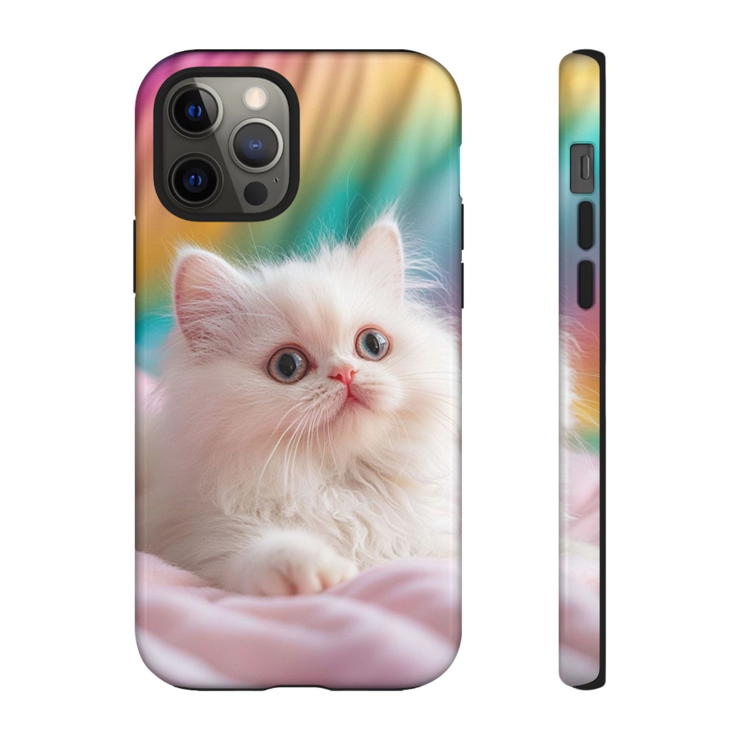 iPhone Case - Cute White Cat