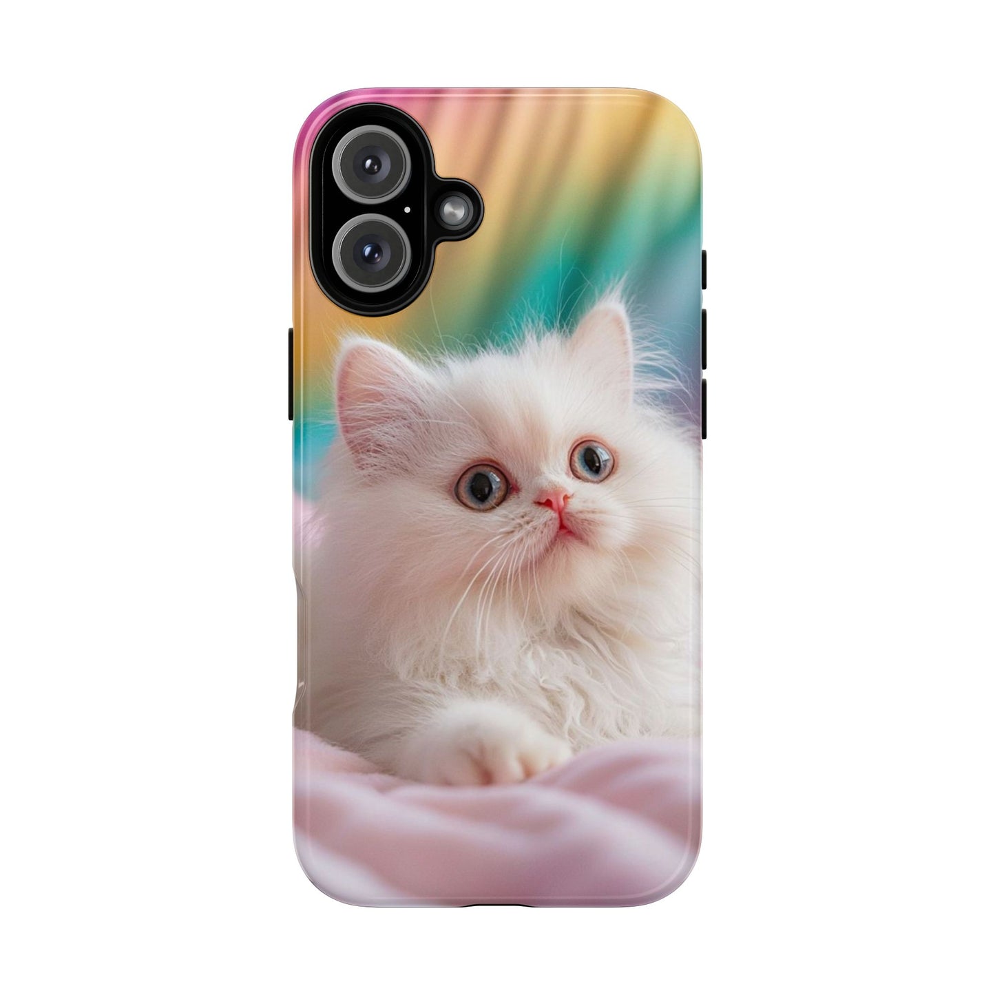 iPhone Case - Cute White Cat