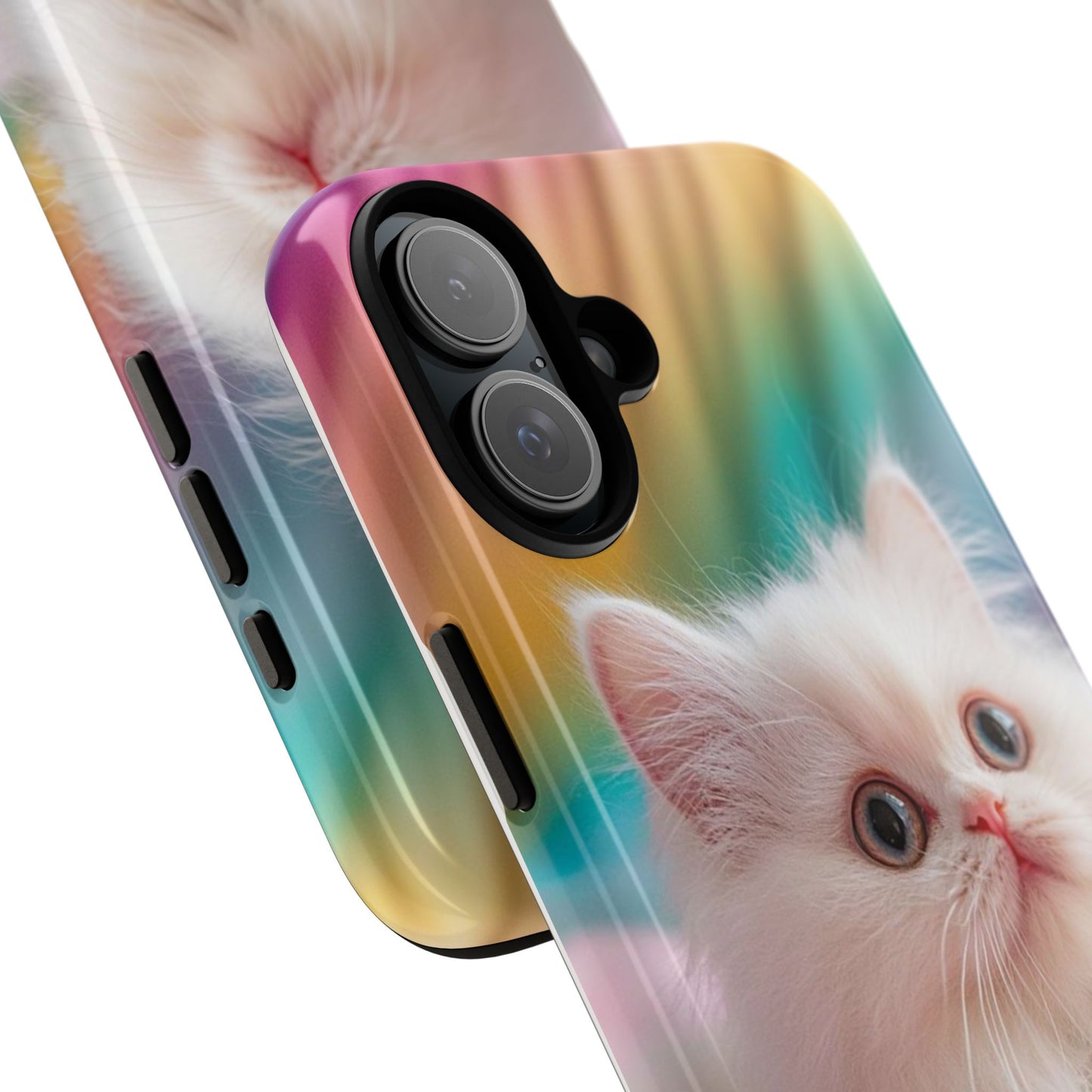 iPhone Case - Cute White Cat