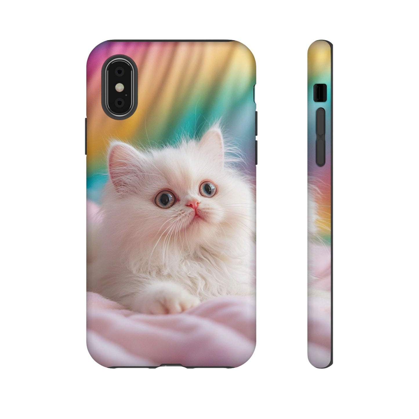 iPhone Case - Cute White Cat