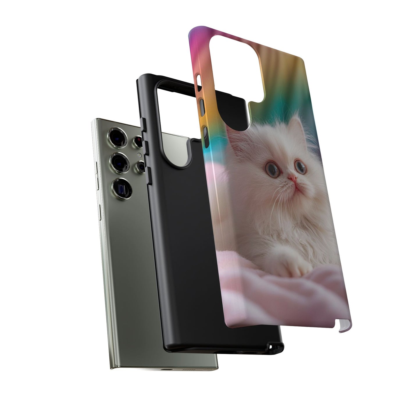 iPhone Case - Cute White Cat