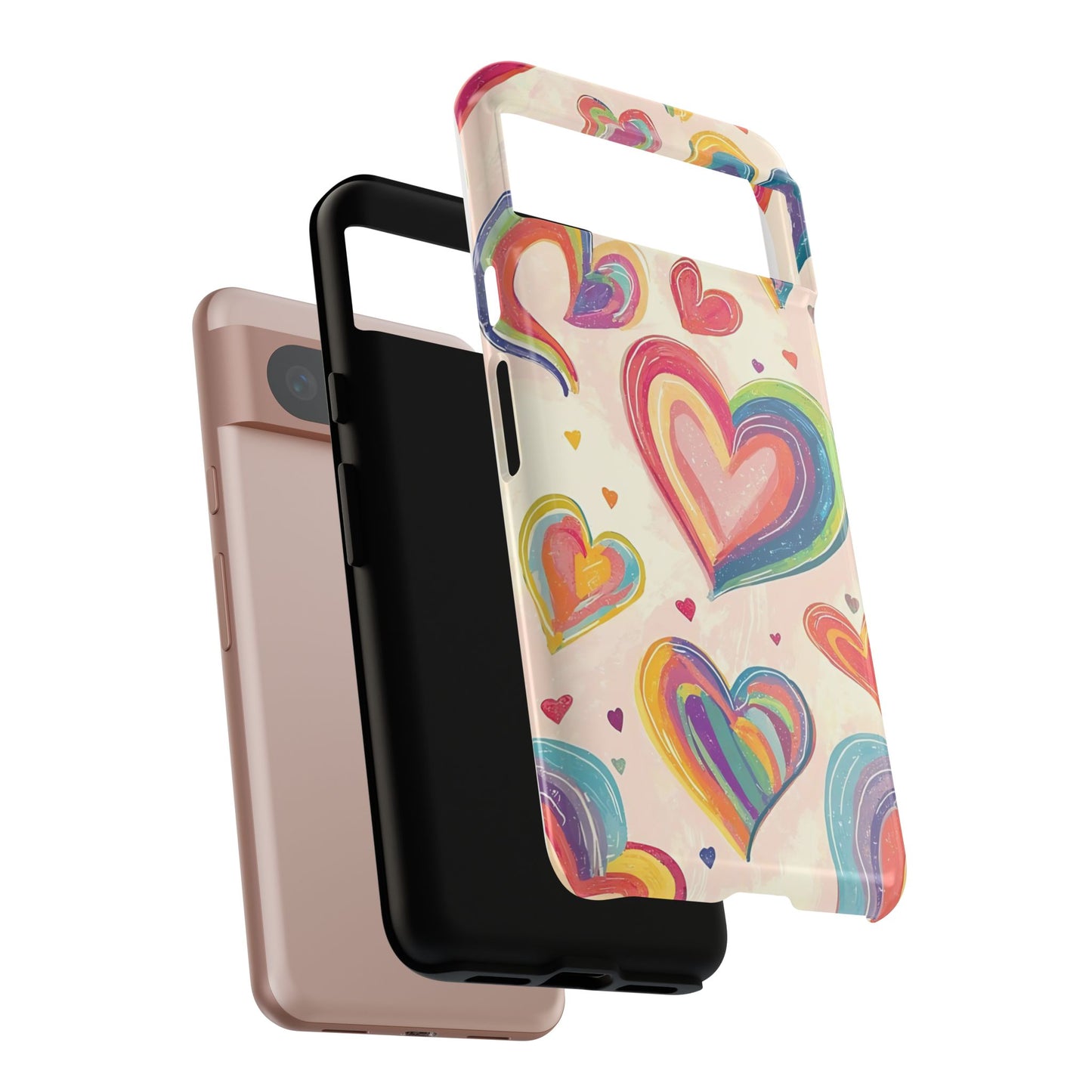 Cute iPhone Case – Colorful Heart