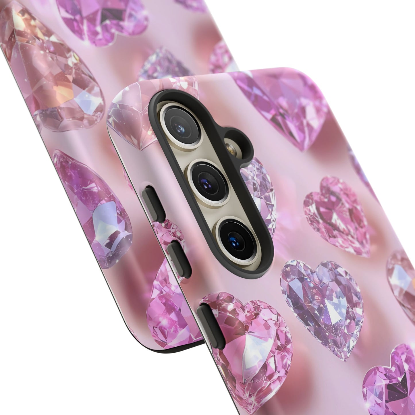 iPhone Case – Diamond Heart Design