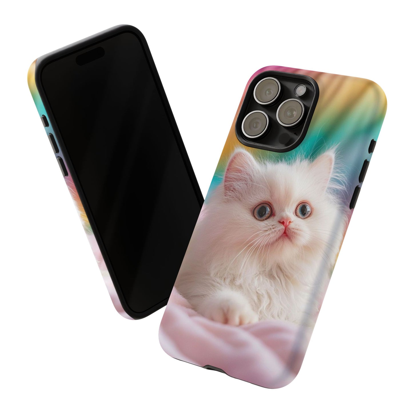 iPhone Case - Cute White Cat