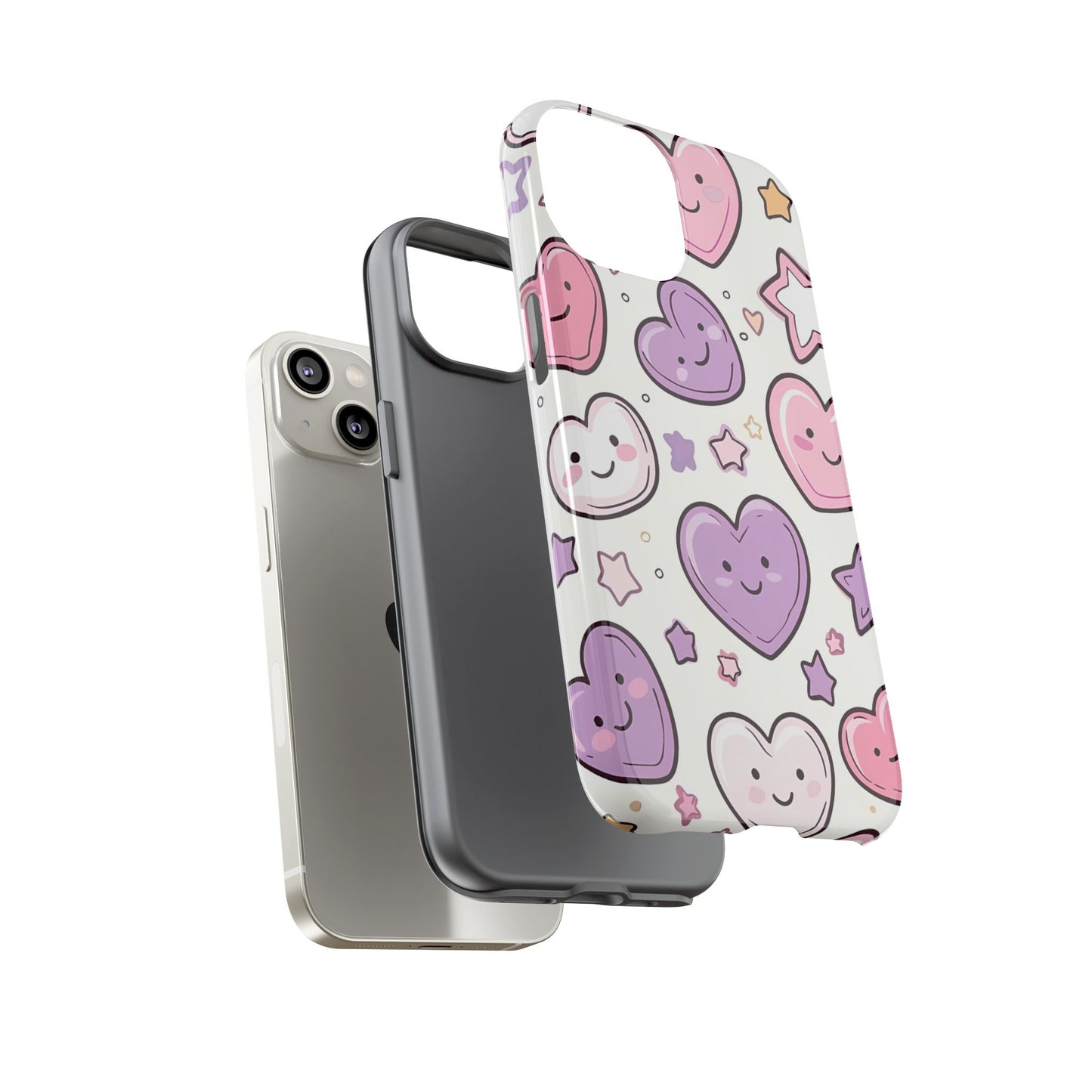 iPhone case - Cute Heart pattern