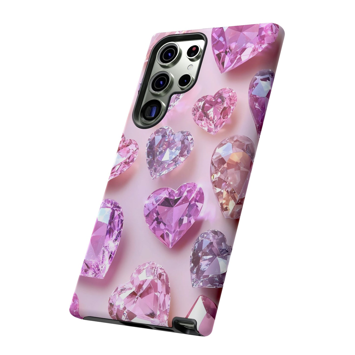 iPhone Case – Diamond Heart Design