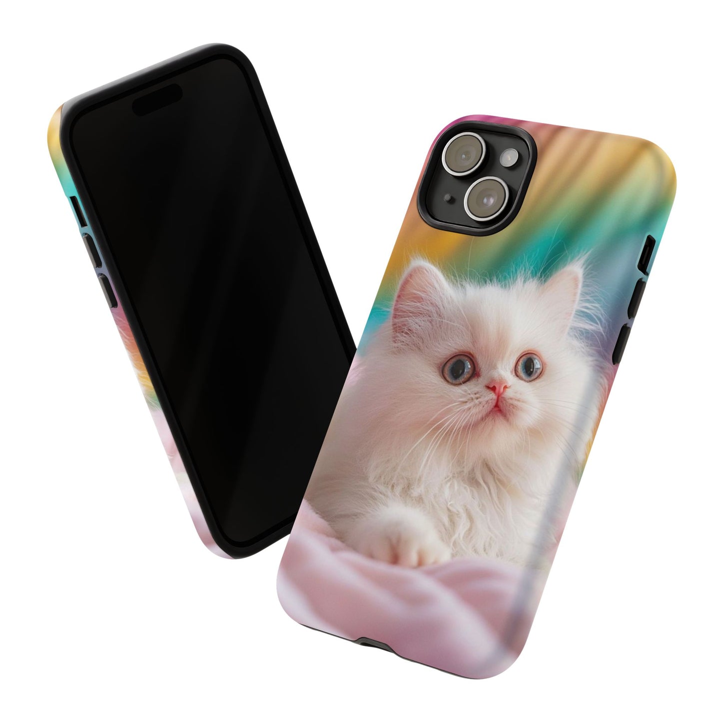 iPhone Case - Cute White Cat