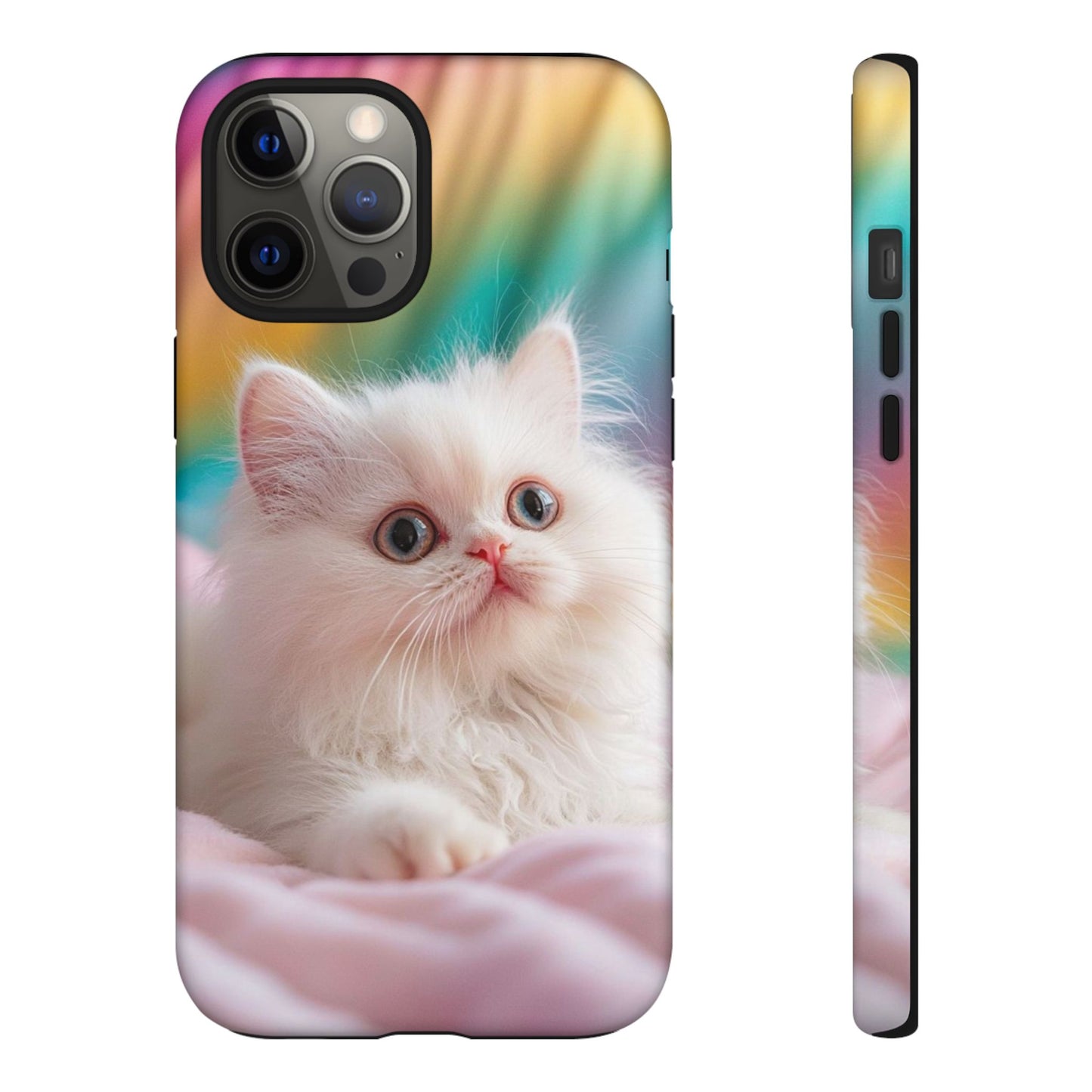 iPhone Case - Cute White Cat